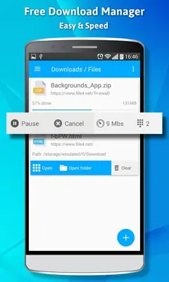 Free Download Manager android App screenshot 6